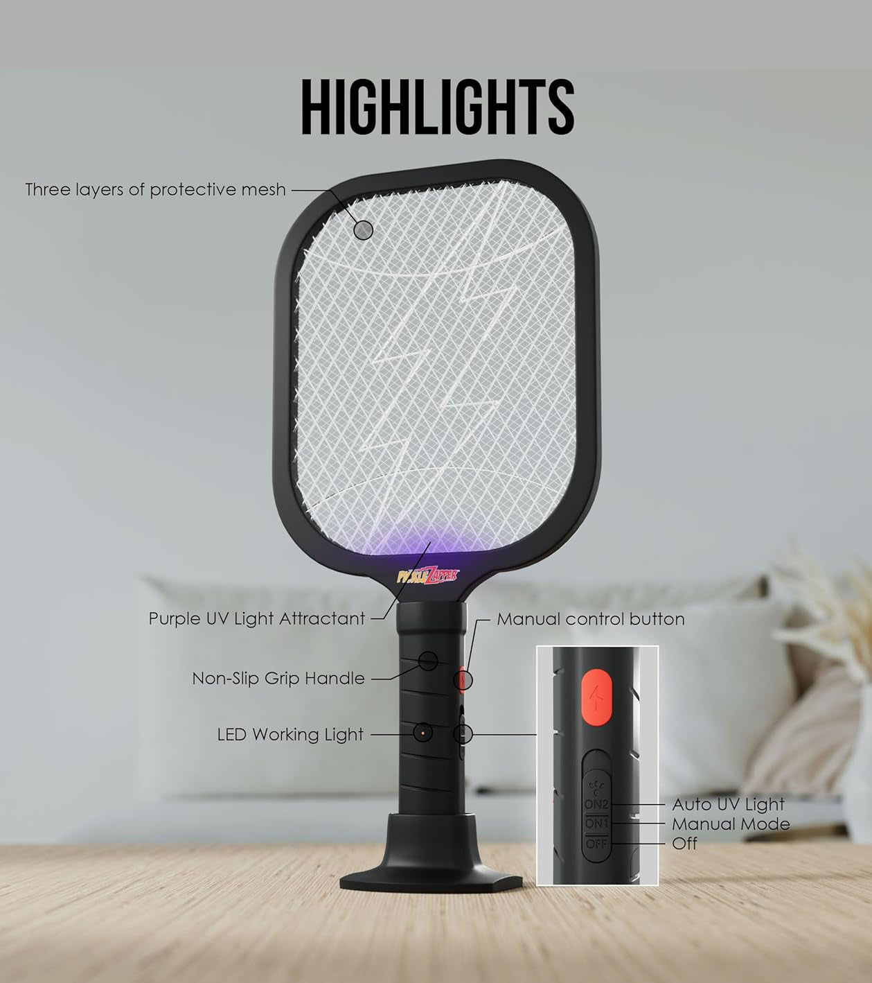 Fly Zapper Racket